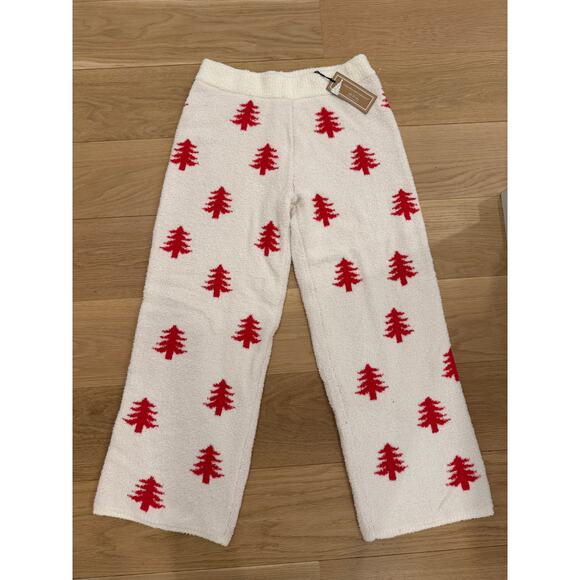 NWT Cupcakes and Cashmere Christmas tree fuzzy lounge pant pajamas Size Med $50🎄 - Picture 3 of 7